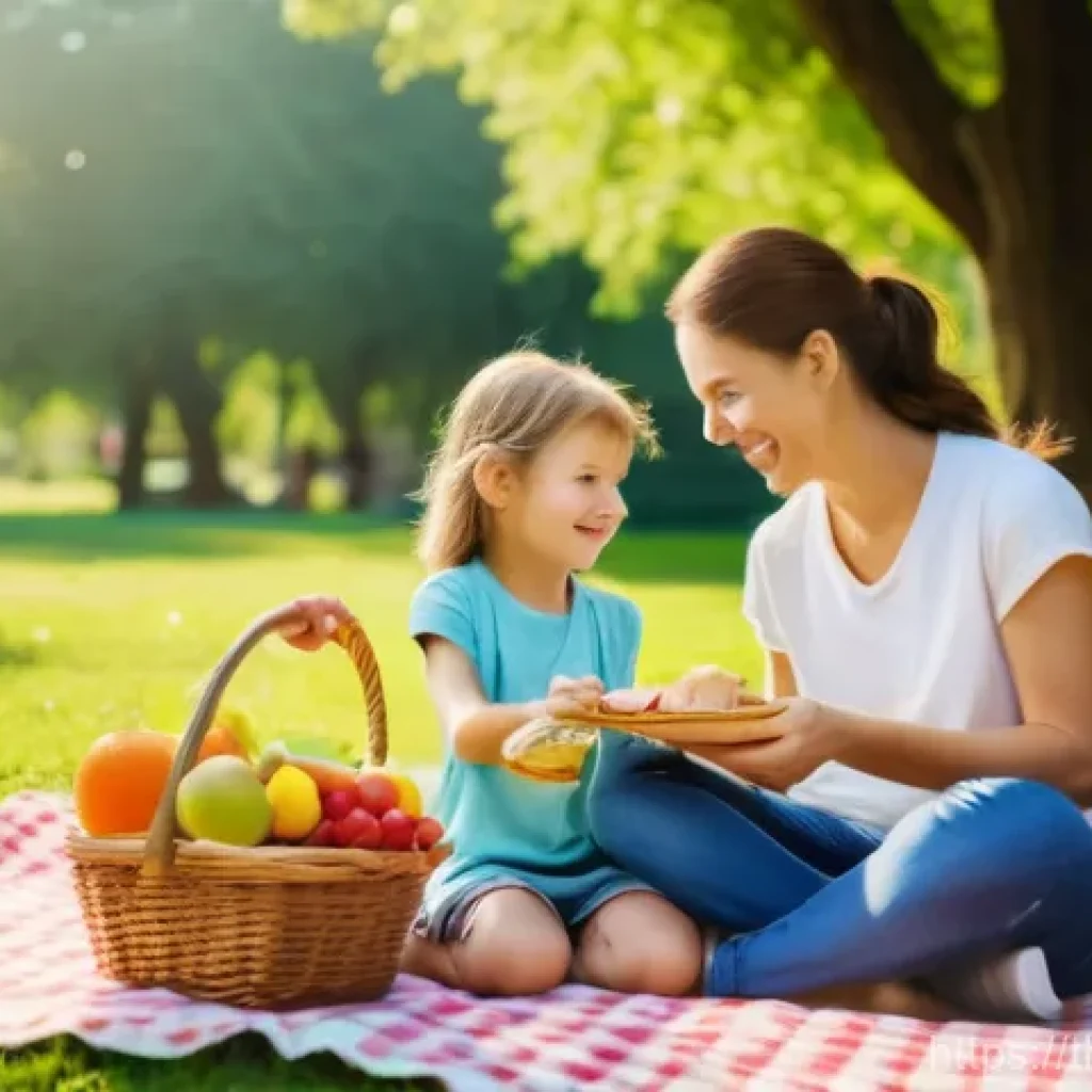 지식생태계 조성에서의 실패 사례 분석 - **Prompt:** A joyful family of four (two parents, one boy, one girl) is having a picnic in a sun-dre...